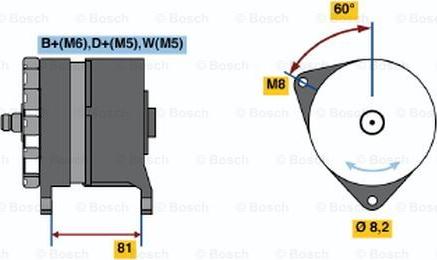 BOSCH 0 120 489 460 - Alternatore autozon.pro