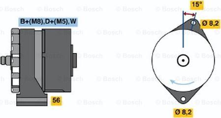 BOSCH 0 120 489 434 - Alternatore autozon.pro