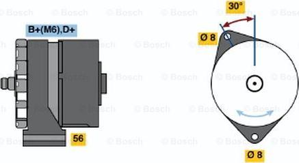 BOSCH 0 120 489 030 - Alternatore autozon.pro