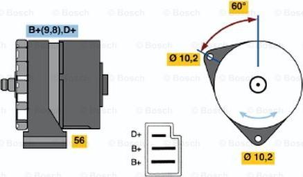 BOSCH 0 120 489 025 - Alternatore autozon.pro