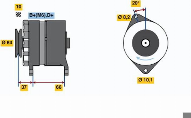 BOSCH 0 120 489 190 - Alternatore autozon.pro