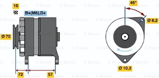 BOSCH 0 986 034 730 - Alternatore autozon.pro