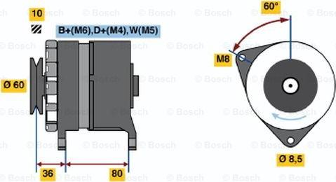 BOSCH 0 120 489 347 - Alternatore autozon.pro