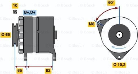 BOSCH 0 120 489 361 - Alternatore autozon.pro