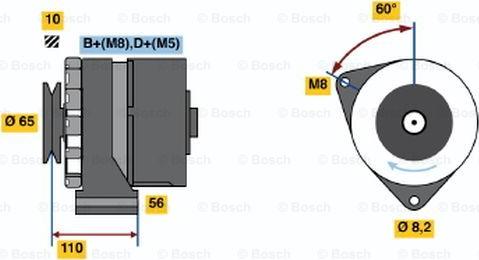 BOSCH 0 120 489 363 - Alternatore autozon.pro