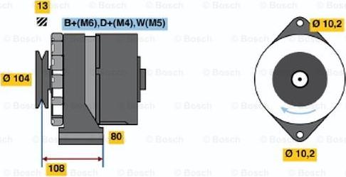 BOSCH 0 120 489 387 - Alternatore autozon.pro