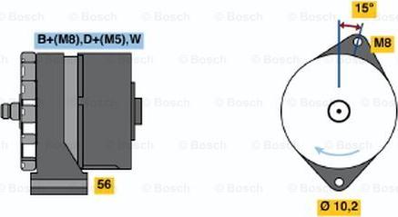 BOSCH 0 120 489 376 - Alternatore autozon.pro