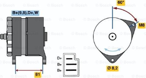 BOSCH 0 120 489 244 - Alternatore autozon.pro