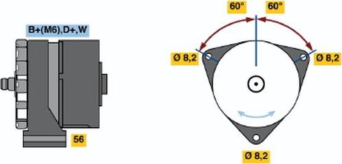 BOSCH 0120489710 - Alternatore autozon.pro