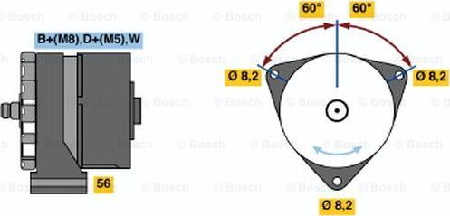 BOSCH 0 986 039 810 - Alternatore autozon.pro