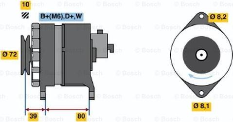 BOSCH 0 120 488 009 - Alternatore autozon.pro