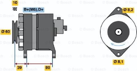 BOSCH 0 120 488 012 - Alternatore autozon.pro