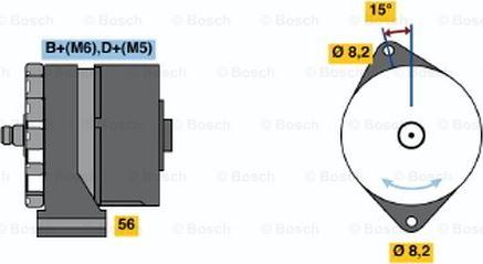 BOSCH 0 120 488 192 - Alternatore autozon.pro