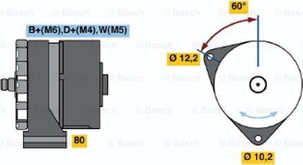 BOSCH 0 986 031 450 - Alternatore autozon.pro