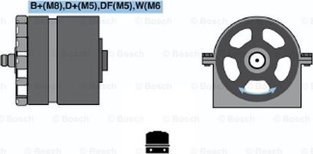 BOSCH 0 120 600 582 - Alternatore autozon.pro