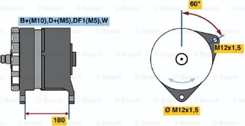 BOSCH 0 120 689 544 - Alternatore autozon.pro