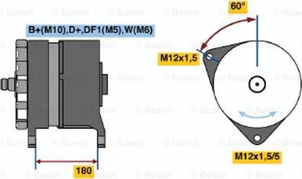 BOSCH 0 120 689 547 - Alternatore autozon.pro