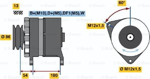 BOSCH 0 120 689 556 - Alternatore autozon.pro