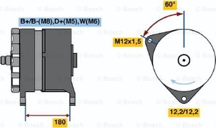 BOSCH 0 120 689 573 - Alternatore autozon.pro