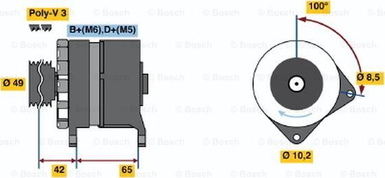 BOSCH 0 120 339 547 - Alternatore autozon.pro