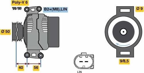 BOSCH 0 121 813 023 - Alternatore autozon.pro