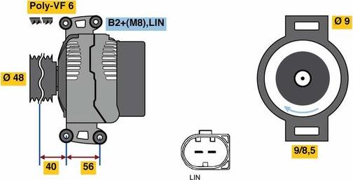 BOSCH 0 121 715 007 - Alternatore autozon.pro