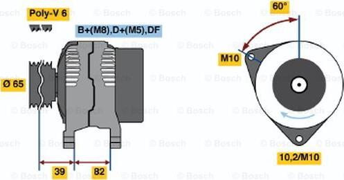 BOSCH 0 123 515 024 - Alternatore autozon.pro