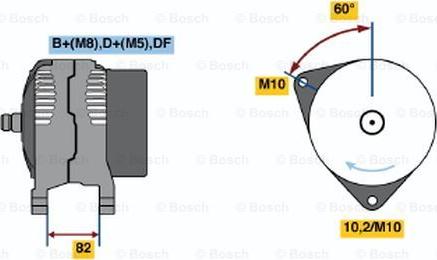 BOSCH 0 123 520 026 - Alternatore autozon.pro