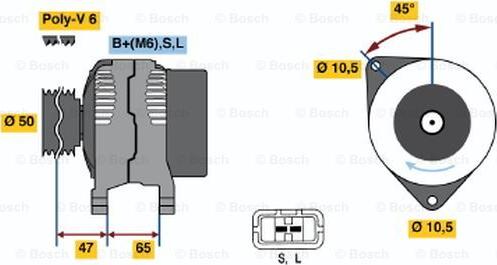 BOSCH 0 123 115 010 - Alternatore autozon.pro