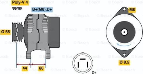 BOSCH 0 123 115 013 - Alternatore autozon.pro