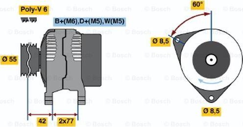 BOSCH 0 123 310 029 - Alternatore autozon.pro