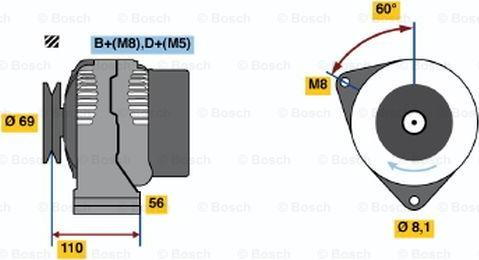 BOSCH 0 123 320 026 - Alternatore autozon.pro