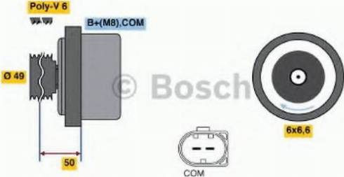 BOSCH 01220AA090 - Alternatore autozon.pro