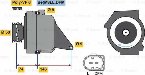 BOSCH 0 122 0AA 3R0 - Alternatore autozon.pro