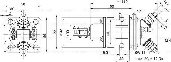 BOSCH 0 333 006 006 - Relè, Corrente di lavoro autozon.pro