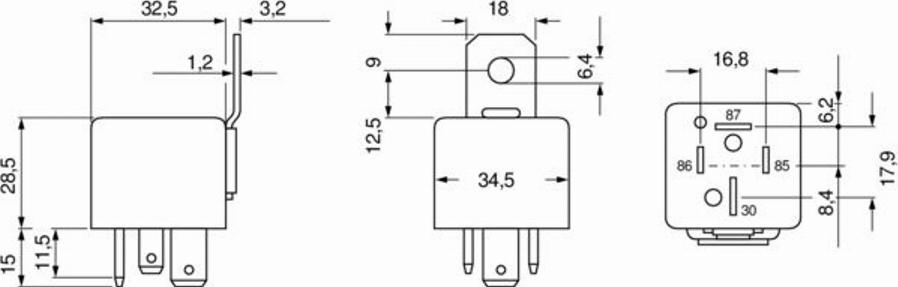 BOSCH 0332002192 - Relè multifunzione autozon.pro