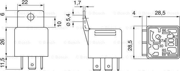 BOSCH 0 332 209 138 - Relè, Corrente di lavoro autozon.pro