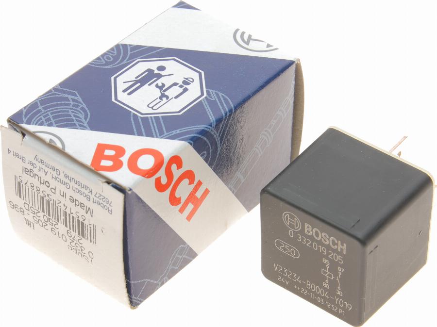 BOSCH 0 332 019 205 - Relè, Corrente di lavoro autozon.pro