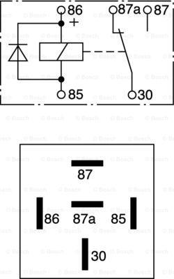 BOSCH 0 332 209 135 - Relè, Corrente di lavoro autozon.pro