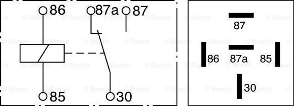 BOSCH 0 332 204 201 - Relè, Corrente di lavoro autozon.pro