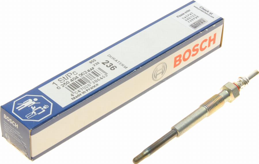 BOSCH 0 250 404 002 - Candeletta autozon.pro