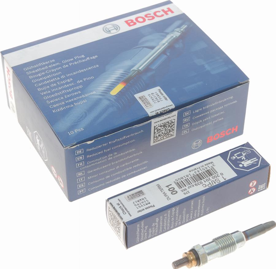 BOSCH 0 250 201 039 - Candeletta autozon.pro