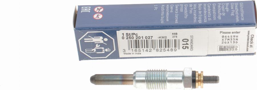 BOSCH 0 250 201 027 - Candeletta autozon.pro