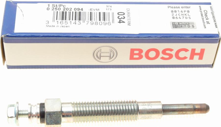 BOSCH 0 250 202 094 - Candeletta autozon.pro