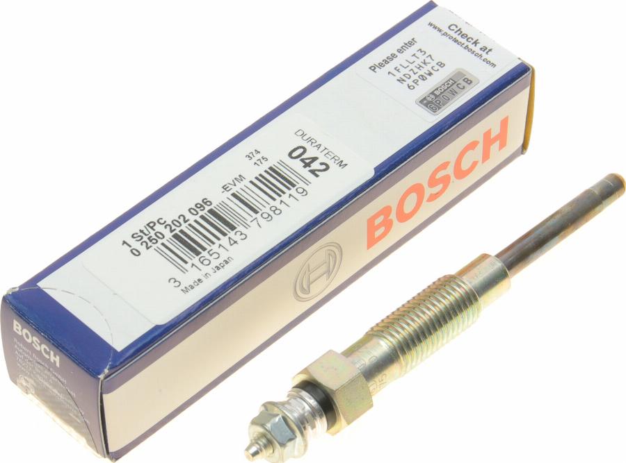 BOSCH 0 250 202 096 - Candeletta autozon.pro