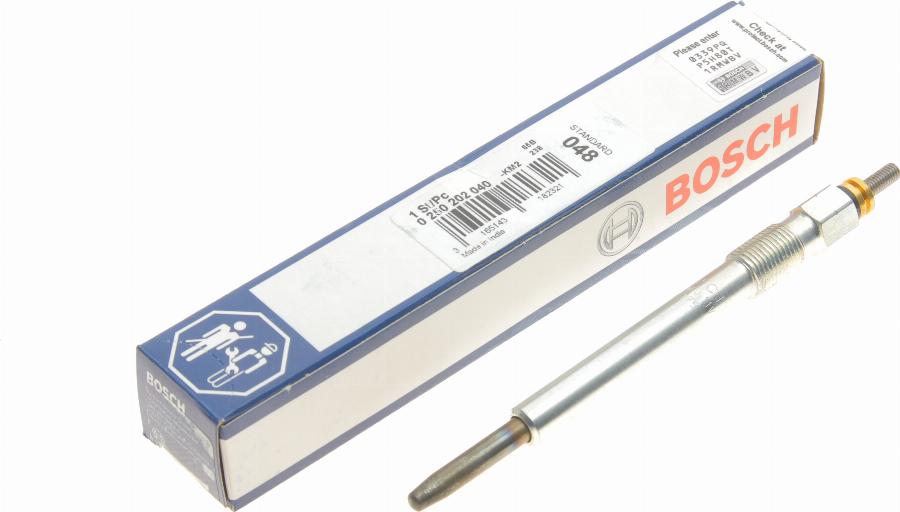 BOSCH 0 250 202 040 - Candeletta autozon.pro