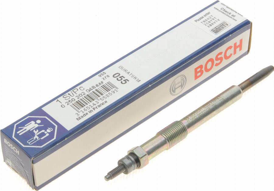 BOSCH 0 250 202 048 - Candeletta autozon.pro