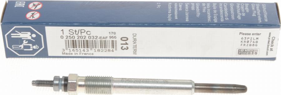 BOSCH 0 250 202 032 - Candeletta autozon.pro