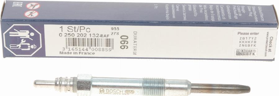 BOSCH 0 250 202 132 - Candeletta autozon.pro