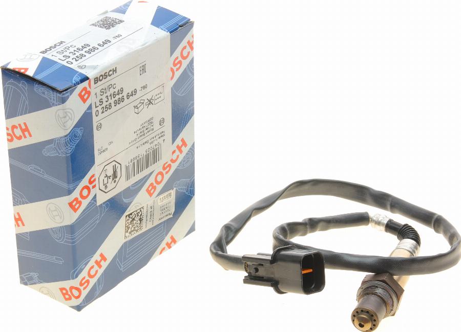 BOSCH 0 258 986 649 - Sonda lambda autozon.pro